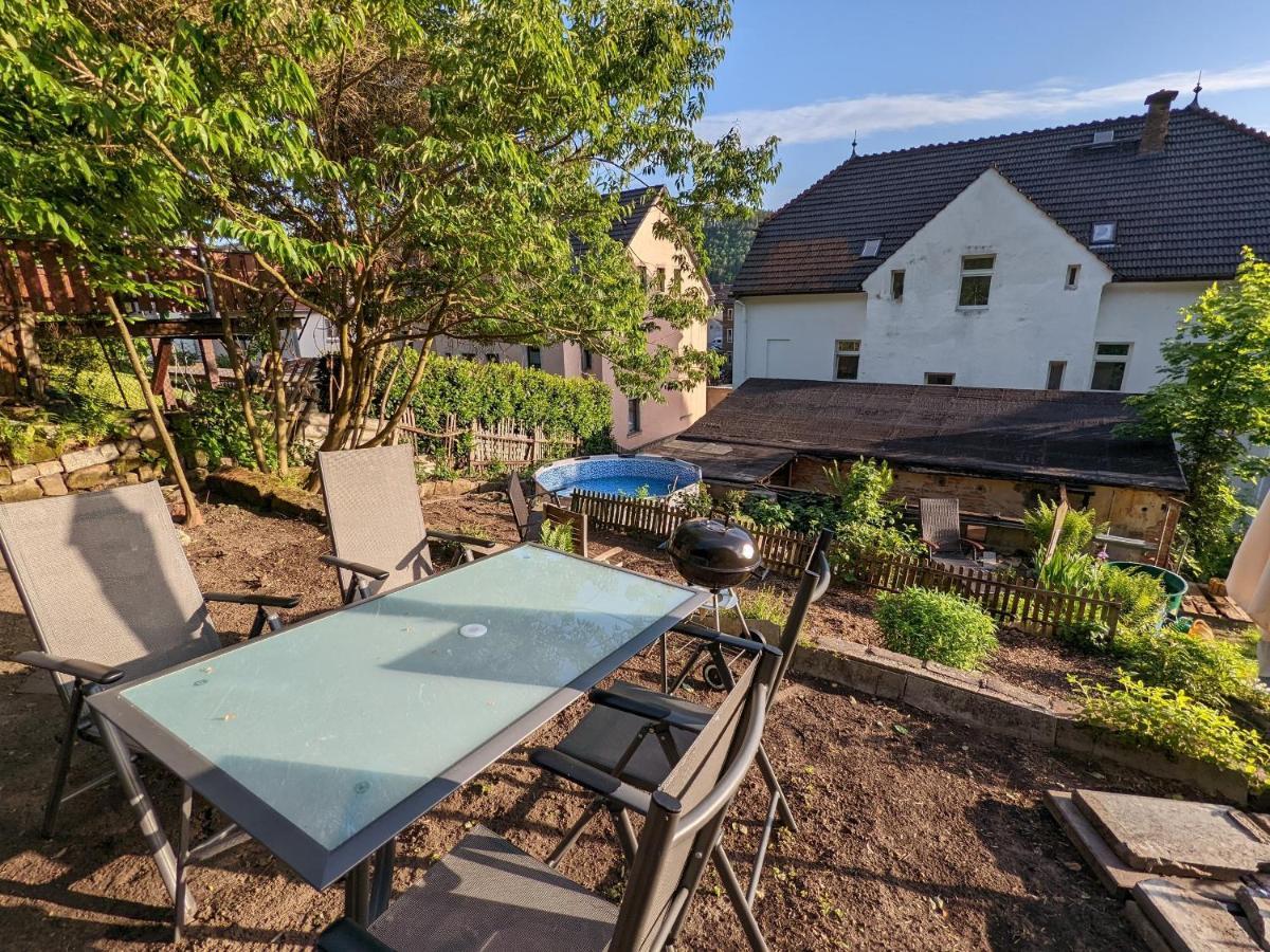 Urlaubsmagie - Bad Schandau Fusslaufig, Garten, Pool - R1 Rathmannsdorf Eksteriør bilde